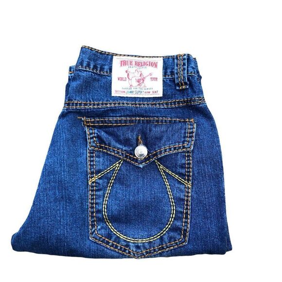 True Religion Jeans Size 36 JOHNNY SUPER T Blue - Picture 6 of 7